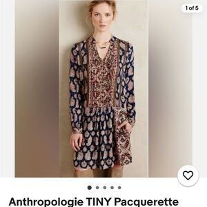 Anthropologie | Tiny Paquerette Dress | MEDIUM Excellent condition